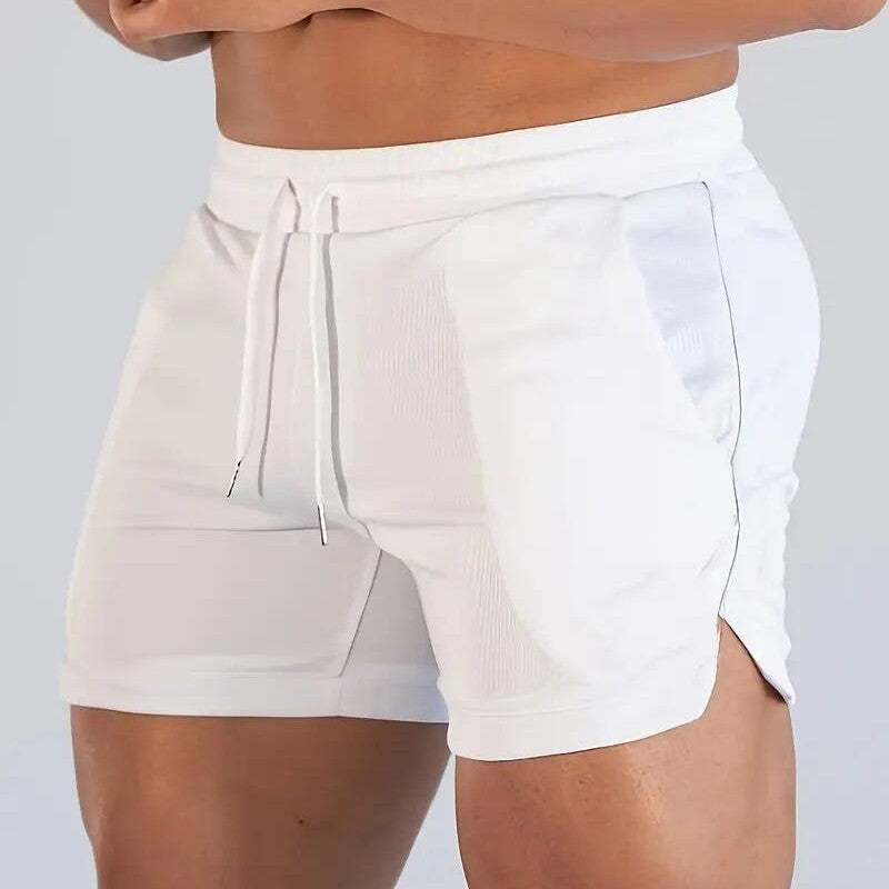 Mens Quick-Dry Fitness Training Shorts